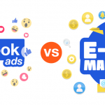 facebook ads vs. email marketing design